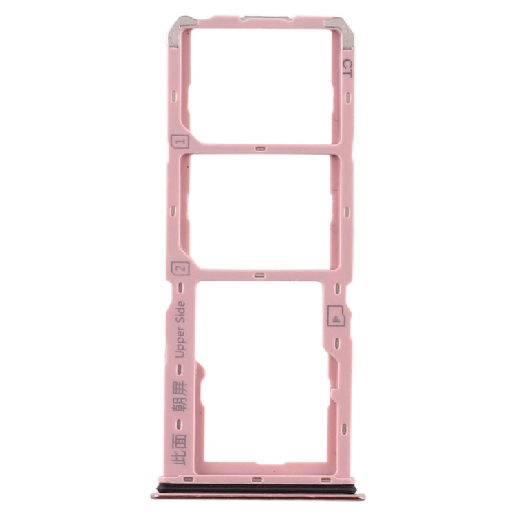 For Vivo S1 SIM Card Tray + SIM Card Tray + Micro SD Card Tray (Gold) - Card Socket by PMc TechLife | Online Shopping South Africa | PMc TechLife | Buy Now Pay Later Mobicred