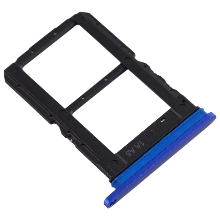 For Realme X2 Pro SIM Card Tray + SIM Card Tray (Blue) - Card Socket by PMC Jewellery | Online Shopping South Africa | PMC Jewellery