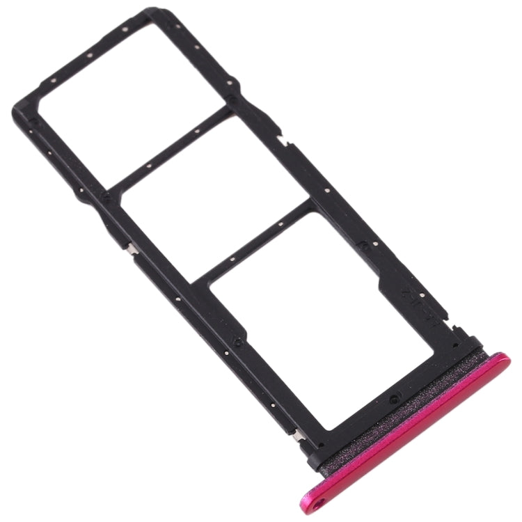 SIM Card Tray + SIM Card Tray + Micro SD Card Tray for Huawei Honor Play 3 (Red) - Card Socket by PMc TechLife | Online Shopping South Africa | PMc TechLife | Buy Now Pay Later Mobicred
