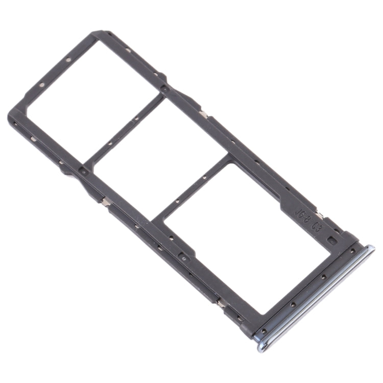 SIM Card Tray + SIM Card Tray + Micro SD Card Tray for Xiaomi Redmi Note 8 (Silver) - Card Tray by PMc TechLife | Online Shopping South Africa | PMc TechLife | Buy Now Pay Later Mobicred