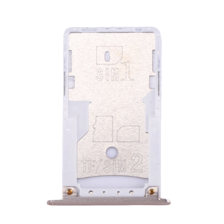 For Xiaomi Redmi Note 4 SIM & SIM / TF Card Tray(Gold) - Card Tray by PMc TechLife | Online Shopping South Africa | PMc TechLife | Buy Now Pay Later Mobicred