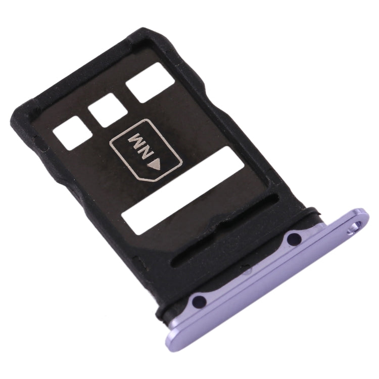Original SIM Card Tray + NM Card Tray for Huawei Mate 30(Purple) - Card Socket by PMC Jewellery | Online Shopping South Africa | PMC Jewellery | Buy Now Pay Later Mobicred