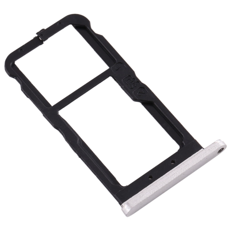 SIM Card Tray + SIM Card Tray / Micro SD Card Tray for Nokia 7 TA-1041 (White) - Card Tray by PMc TechLife | Online Shopping South Africa | PMc TechLife | Buy Now Pay Later Mobicred