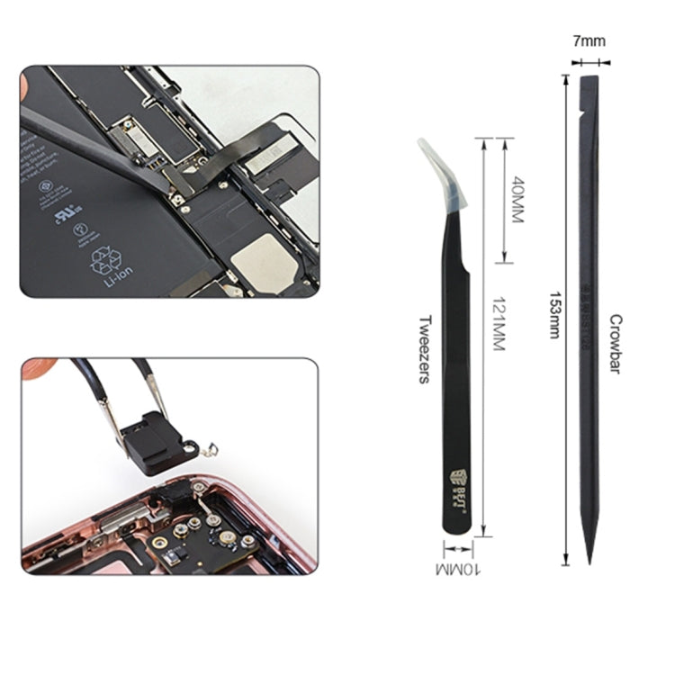 BEST BST-500 12 in 1 Multifunctional Precision And Convenient Quick Disassembly Tool Kit For iPhone - Tool Kits by BEST | Online Shopping South Africa | PMC TechLife | Buy Now Pay Later Mobicred