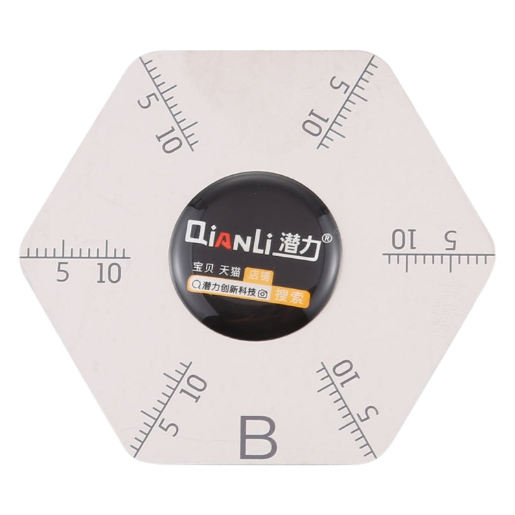 Qianli Hexagram Shape Pry Opening Tool With Scales - free shipping - PMC TechLife - Order now!