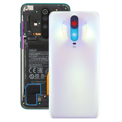 Battery Back Cover for Xiaomi Redmi K30(White) - Back Cover by PMC Jewellery | Online Shopping South Africa | PMC Jewellery | Buy Now Pay Later Mobicred