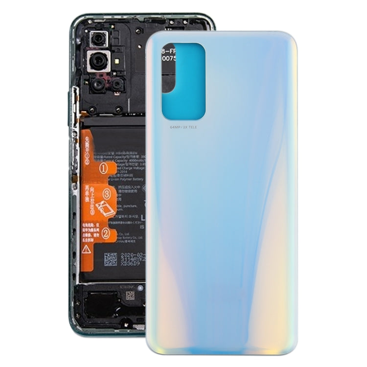 Battery Back Cover for Huawei Honor 30S(White) - Back Cover by PMc TechLife | Online Shopping South Africa | PMc TechLife | Buy Now Pay Later Mobicred