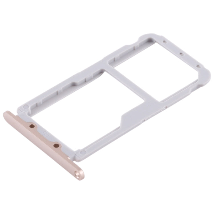 SIM Card Tray + SIM Card Tray / Micro SD Card Tray for Huawei Honor V9 (Gold) - Card Socket by PMc TechLife | Online Shopping South Africa | PMc TechLife | Buy Now Pay Later Mobicred
