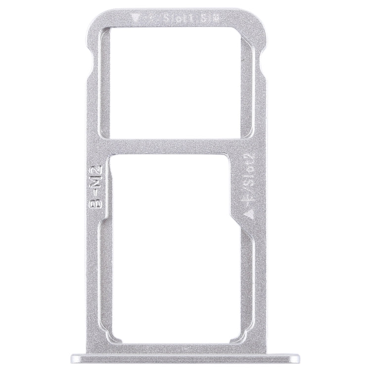 SIM Card Tray + SIM Card Tray / Micro SD Card for Huawei G9 Plus (Silver) - Card Socket by PMc TechLife | Online Shopping South Africa | PMc TechLife | Buy Now Pay Later Mobicred