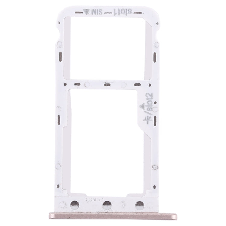 SIM Card Tray + SIM Card Tray / Micro SD Card for Huawei Enjoy 7 (Gold) - Card Socket by PMc TechLife | Online Shopping South Africa | PMc TechLife | Buy Now Pay Later Mobicred