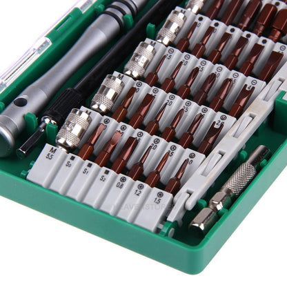60 in 1 S2 Tool Steel Precision Screwdriver Nutdriver Bit Repair Tools Kit(Green) - Screwdriver Set by PMC Jewellery | Online Shopping South Africa | PMC Jewellery | Buy Now Pay Later Mobicred