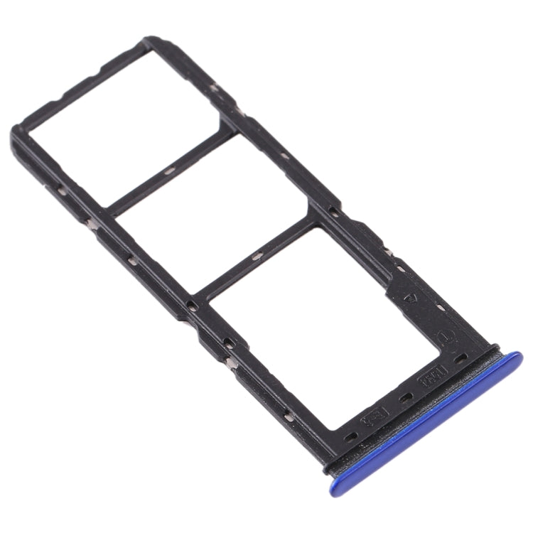 For vivo Y5s SIM Card Tray + SIM Card Tray + Micro SD Card Tray (Blue) - Card Socket by PMc TechLife | Online Shopping South Africa | PMc TechLife | Buy Now Pay Later Mobicred
