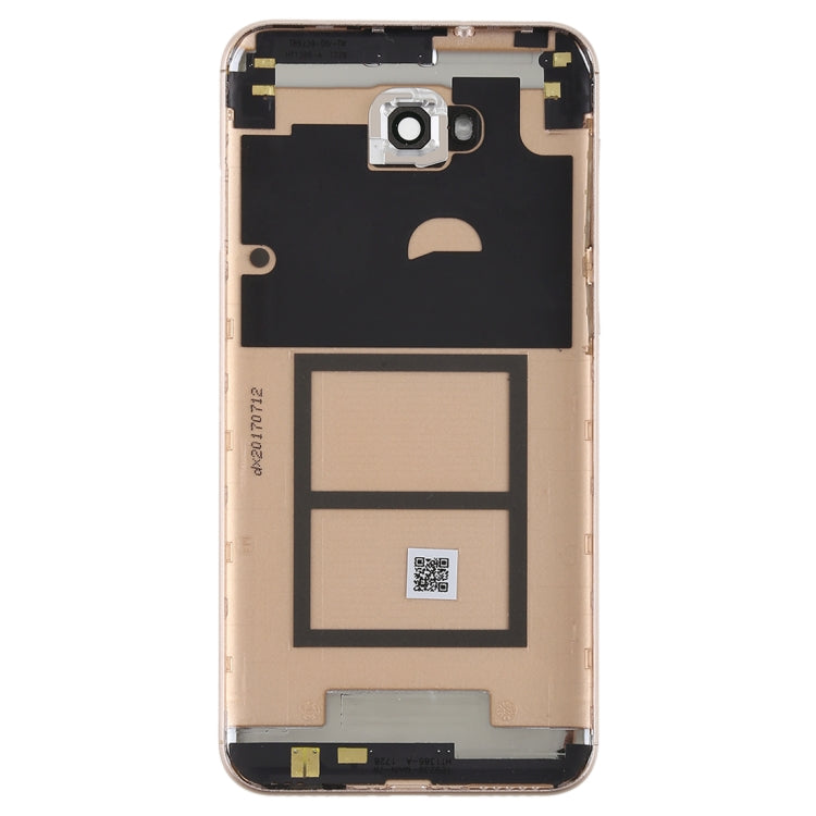 Back Cover with Side Keys & Camera Lens for Asus ZenFone 4 Selfie ZD553KL(Gold) - Back Cover by PMC Jewellery | Online Shopping South Africa | PMC Jewellery | Buy Now Pay Later Mobicred