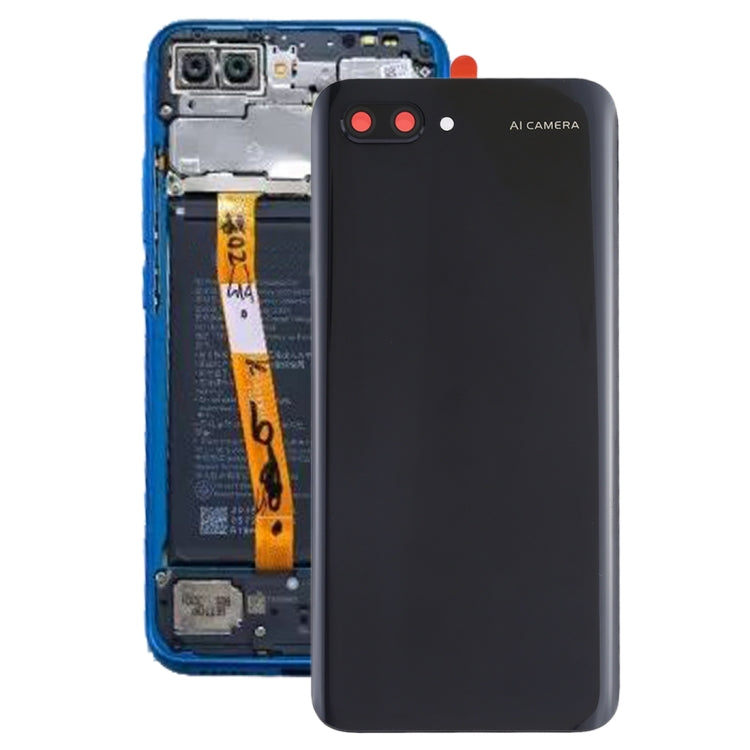 Battery Back Cover with Camera Lens for Huawei Honor 10(Black) - Back Cover by PMC Jewellery | Online Shopping South Africa | PMC Jewellery | Buy Now Pay Later Mobicred