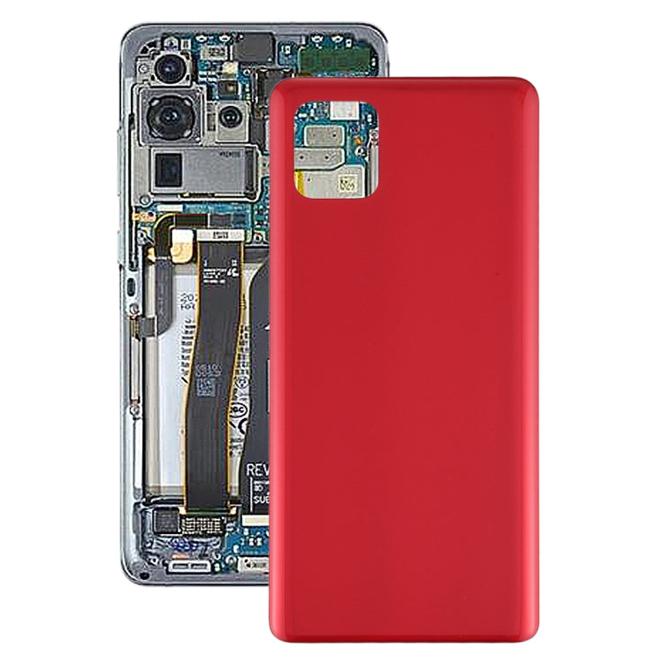 For Samsung Galaxy A91 Battery Back Cover (Red) - Back Cover by PMC Jewellery | Online Shopping South Africa | PMC Jewellery | Buy Now Pay Later Mobicred