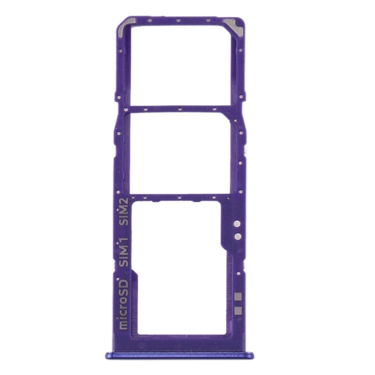 For Samsung Galaxy A30s SIM Card Tray + SIM Card Tray + Micro SD Card Tray (Blue) - Card Socket by PMC Jewellery | Online Shopping South Africa | PMC Jewellery