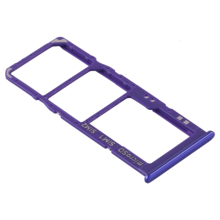 For Samsung Galaxy A30s SIM Card Tray + SIM Card Tray + Micro SD Card Tray (Blue) - Card Socket by PMC Jewellery | Online Shopping South Africa | PMC Jewellery