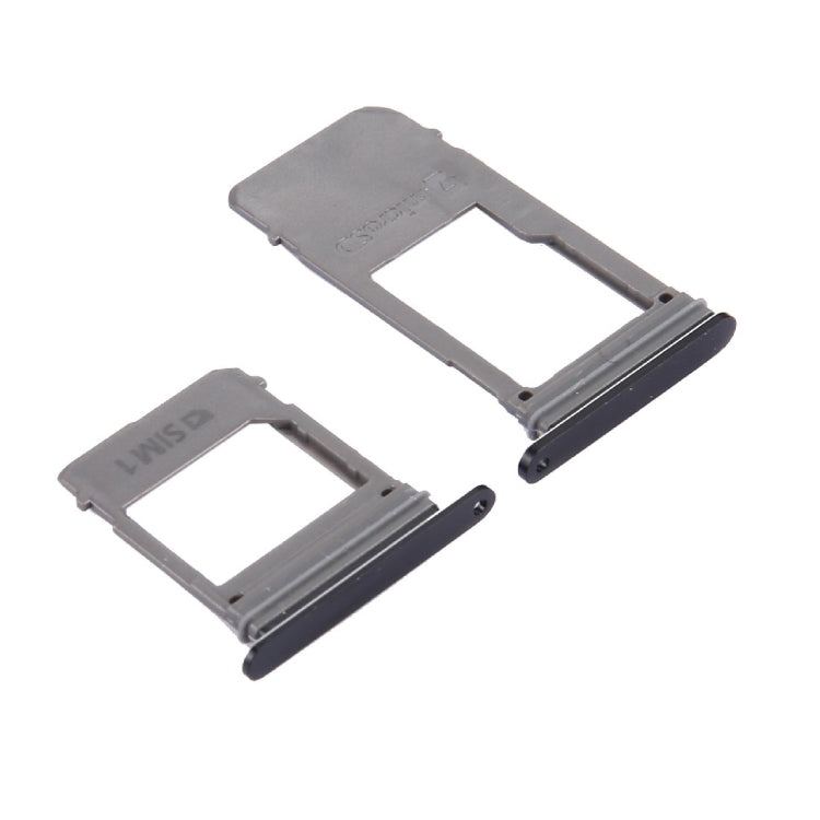 For Galaxy A5 (2017) / A520 & A7 (2017) / A720 SIM Card Tray + Micro SD Card Tray, Single Card (Black) - free shipping - PMc TechLife - Order now!