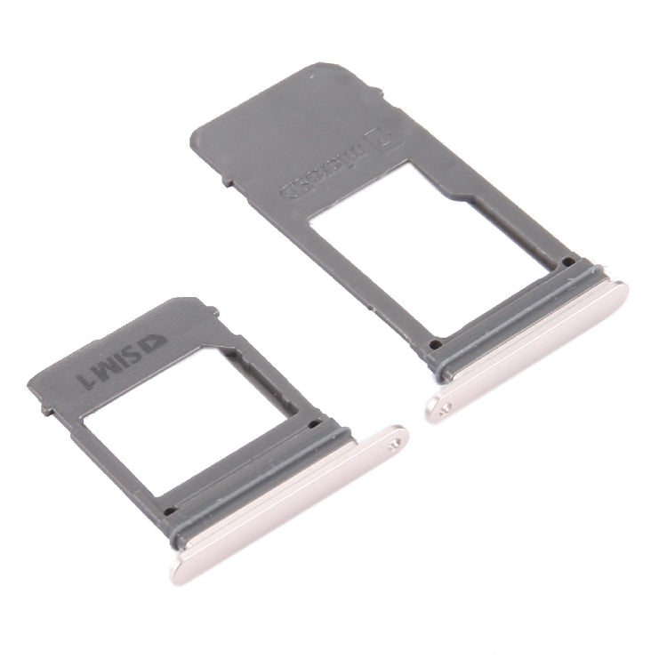 For Galaxy A5 (2017) / A520 & A7 (2017) / A720 SIM Card Tray + Micro SD Card Tray, Single Card (Gold) - free shipping - PMc TechLife - Order now!