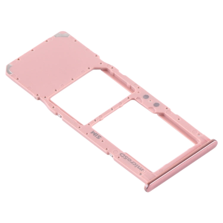 For Samsung Galaxy A51 SIM Card Tray + Micro SD Card Tray (Pink) - Card Socket by PMC Jewellery | Online Shopping South Africa | PMC Jewellery | Buy Now Pay Later Mobicred