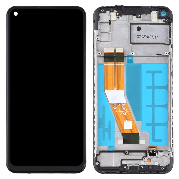 OEM LCD Screen for Samsung Galaxy A11 Digitizer Full Assembly with Frame (Black) - free shipping - PMc TechLife - Order now!
