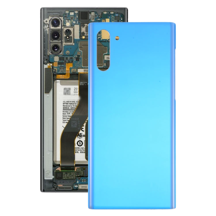 For Samsung Galaxy Note10 Battery Back Cover (Blue) - free shipping - PMc TechLife - Order now!