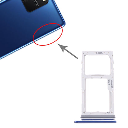 For Samsung Galaxy S10 Lite SM-G770 SIM Card Tray + SIM Card Tray / Micro SD Card Tray (Blue) - Galaxy S Series Parts by PMC Jewellery | Online Shopping South Africa | PMC Jewellery | Buy Now Pay Later Mobicred