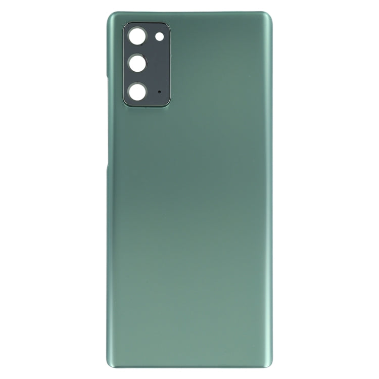 For Samsung Galaxy Note20 Battery Back Cover with Camera Lens Cover (Green) - Back Cover by PMC Jewellery | Online Shopping South Africa | PMC Jewellery | Buy Now Pay Later Mobicred