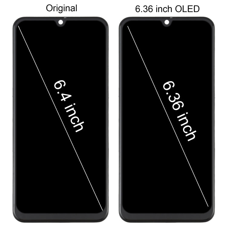 6.36 inch OLED LCD Screen for Samsung Galaxy A50 SM-A505 Digitizer Full Assembly with Frame (Black) - free shipping - PMc TechLife - Order now!
