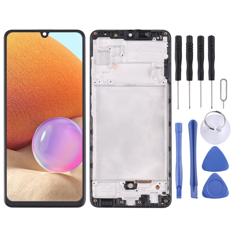 Original Super AMOLED LCD Screen for Samsung Galaxy A32 SM-A325(4G Version) Digitizer Full Assembly With Frame - free shipping - PMc TechLife - Order now!