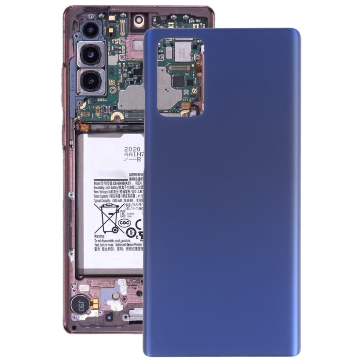 For Samsung Galaxy Note20 5G Battery Back Cover (Blue) - Back Cover by PMC Jewellery | Online Shopping South Africa | PMC Jewellery | Buy Now Pay Later Mobicred