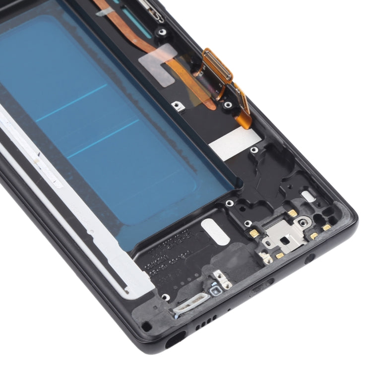 OLED LCD Screen for Samsung Galaxy Note 8 SM-N950 Digitizer Full Assembly with Frame (Black) - free shipping - PMc TechLife - Order now!