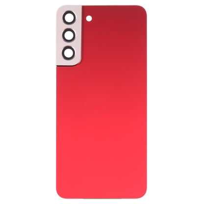 For Samsung Galaxy S22+ 5G SM-S906B Battery Back Cover with Camera Lens Cover (Red) - Back Cover by PMC Jewellery | Online Shopping South Africa | PMC Jewellery | Buy Now Pay Later Mobicred