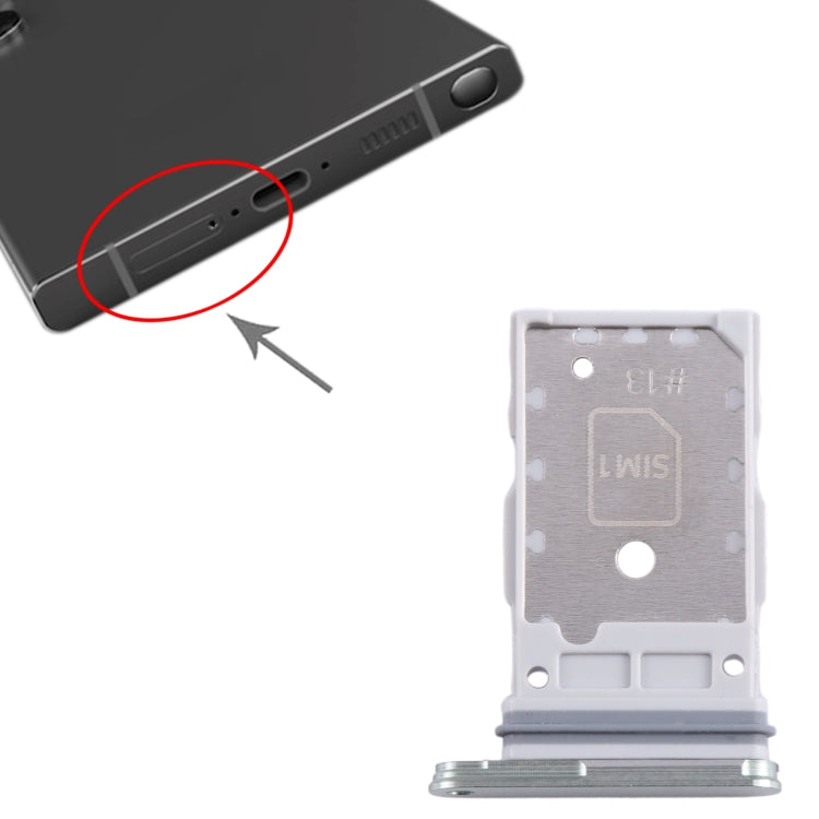 For Samsung Galaxy S24 / S24+ 5G Original  SIM + SIM Card Tray (Green) - free shipping - PMc TechLife - Order now!