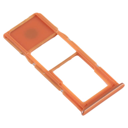 For Galaxy A20 A30 A50 SIM Card Tray + Micro SD Card Tray (Orange) - Card Socket by PMC Jewellery | Online Shopping South Africa | PMC Jewellery | Buy Now Pay Later Mobicred