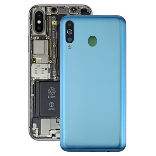 For Galaxy M40s Battery Back Cover (Blue) - Back Cover by PMC Jewellery | Online Shopping South Africa | PMC Jewellery | Buy Now Pay Later Mobicred