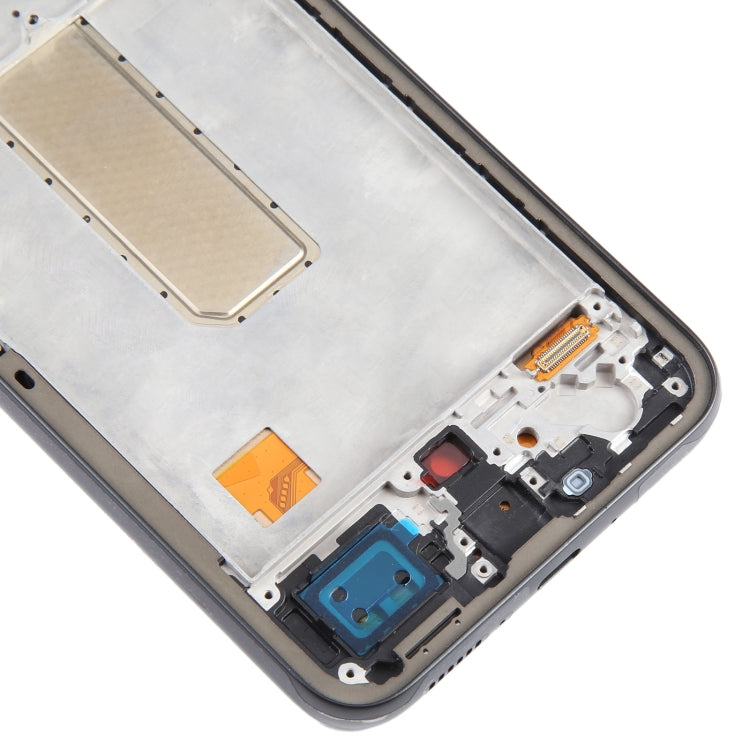 For Samsung Galaxy A34 SM-A346B Incell LCD Screen Digitizer Full Assembly with Frame, Not Supporting Fingerprint Identification (Black) - free shipping - PMc TechLife - Order now!
