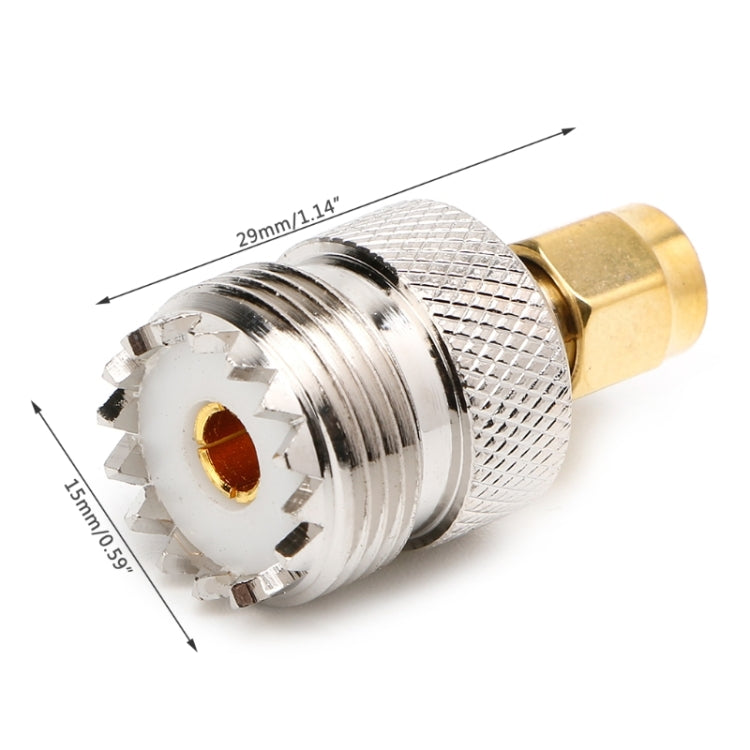 SMA Male To UHF Female RF Coaxial Connector Adapter - Connector by PMC Jewellery | Online Shopping South Africa | PMC Jewellery