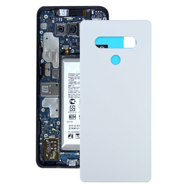 Battery Back Cover for LG Stylo 6 LMQ730TM LM-Q730TM(White) - For LG by PMC Jewellery | Online Shopping South Africa | PMC Jewellery | Buy Now Pay Later Mobicred