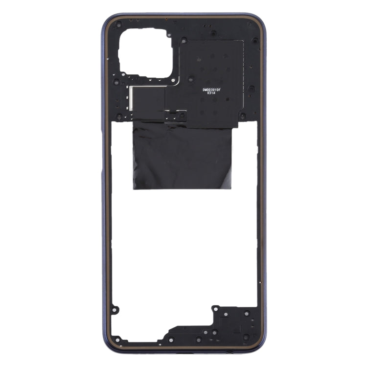 For OPPO A92s/Reno4 Z 5G PDKM00 Middle Frame Bezel Plate (Black) - Frame Bezel Plate by PMC Jewellery | Online Shopping South Africa | PMC Jewellery | Buy Now Pay Later Mobicred