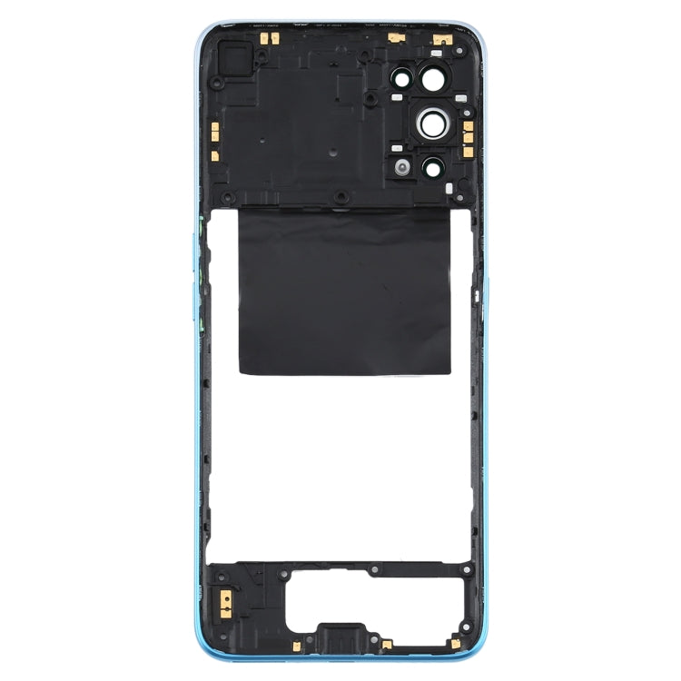 For OPPO Realme X7 Back Housing Frame (Blue) - Frame Bezel Plate by PMC Jewellery | Online Shopping South Africa | PMC Jewellery | Buy Now Pay Later Mobicred