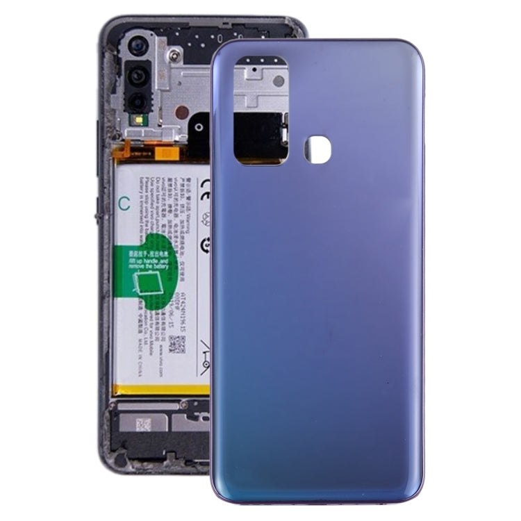 For Vivo Y50 / 1935 Battery Back Cover (Purple) - Back Cover by PMC TechLife | Online Shopping South Africa | PMC TechLife | Buy Now Pay Later Mobicred