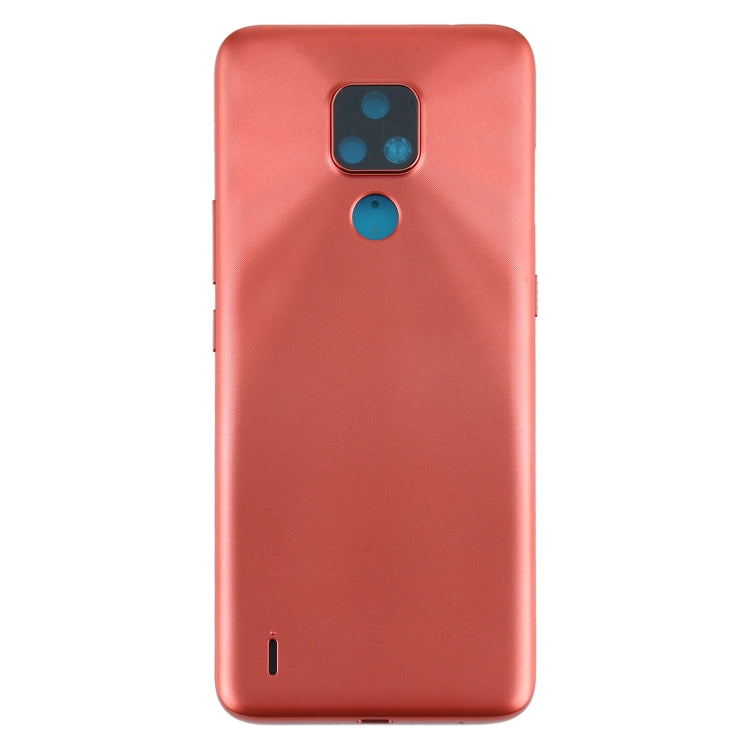 Original Battery Back Cover for Motorola Moto E7 (Orange) - Back Cover by PMC Jewellery | Online Shopping South Africa | PMC Jewellery | Buy Now Pay Later Mobicred