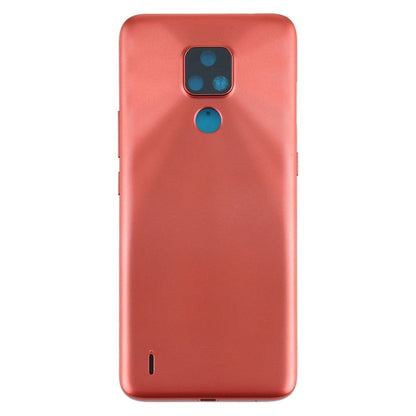 Original Battery Back Cover for Motorola Moto E7 (Orange) - Back Cover by PMC Jewellery | Online Shopping South Africa | PMC Jewellery | Buy Now Pay Later Mobicred