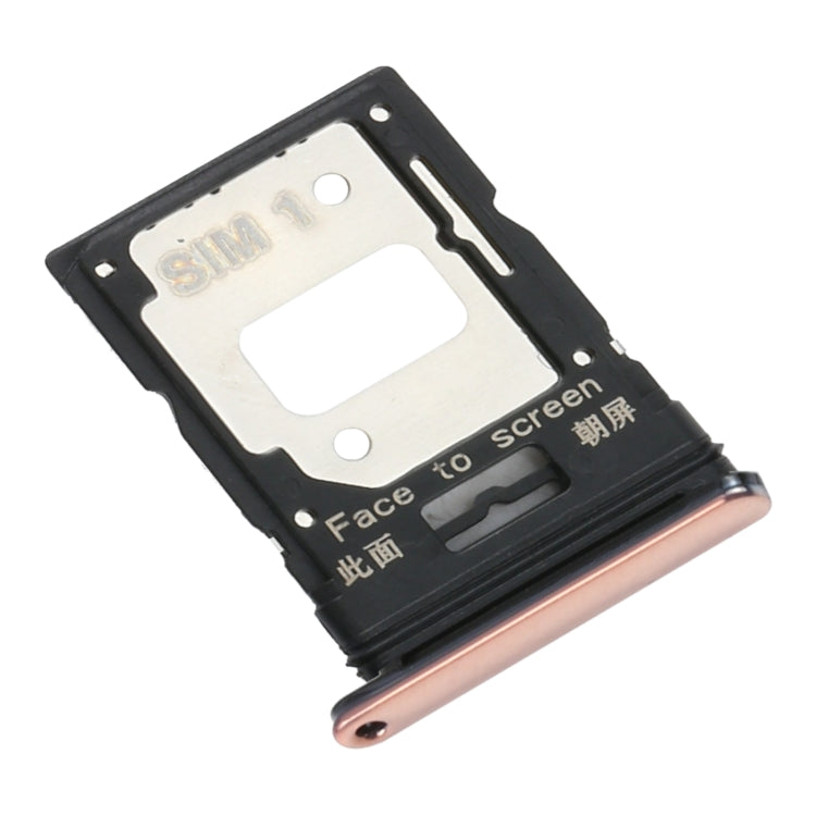 SIM Card Tray + SIM Card Tray / Micro SD Card Tray for Xiaomi Mi 11 Lite/11 Lite 5G NE M2101K9AG(Gold) - Card Tray by PMC Jewellery | Online Shopping South Africa | PMC Jewellery | Buy Now Pay Later Mobicred