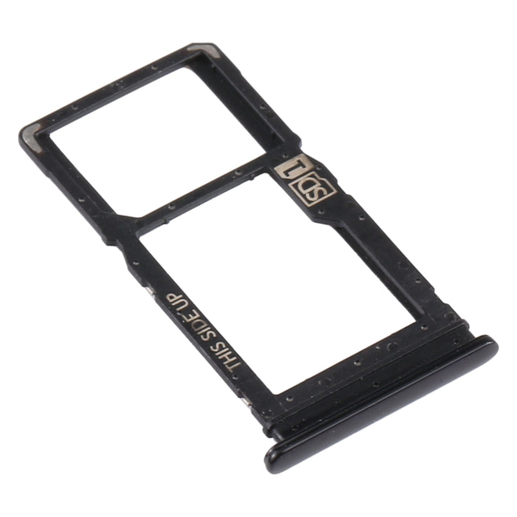 SIM Card Tray + Micro SD Card Tray for Motorola Moto G Power (Black) - Card Socket by PMc TechLife | Online Shopping South Africa | PMc TechLife | Buy Now Pay Later Mobicred
