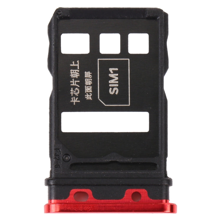SIM Card Tray + SIM Card Tray for Honor Play4 Pro (Red) - Card Socket by PMc TechLife | Online Shopping South Africa | PMc TechLife | Buy Now Pay Later Mobicred