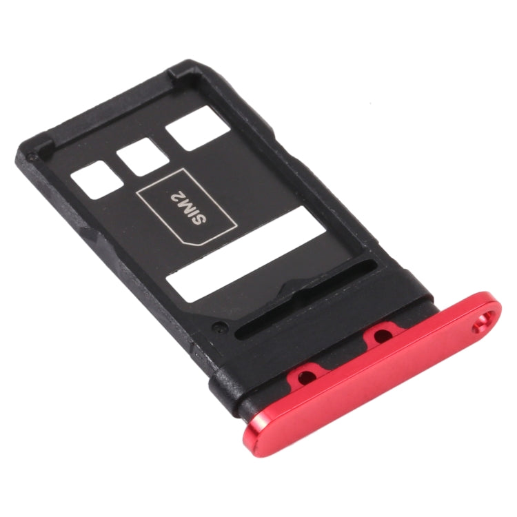 SIM Card Tray + SIM Card Tray for Huawei Nova 7 Pro 5G (Red) - Card Socket by PMc TechLife | Online Shopping South Africa | PMc TechLife | Buy Now Pay Later Mobicred