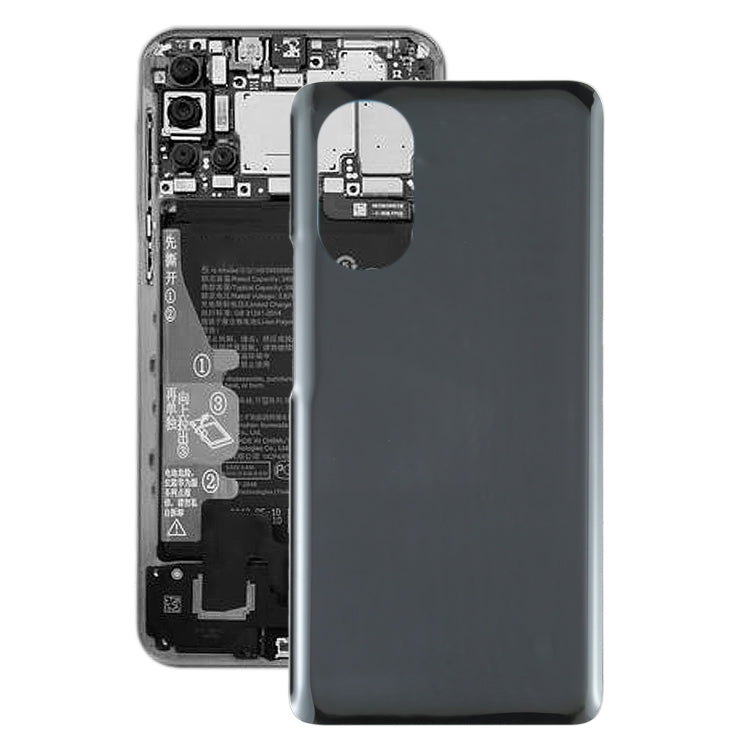 Battery Back Cover for Huawei Nova 8(Black) - Back Cover by PMC Jewellery | Online Shopping South Africa | PMC Jewellery | Buy Now Pay Later Mobicred