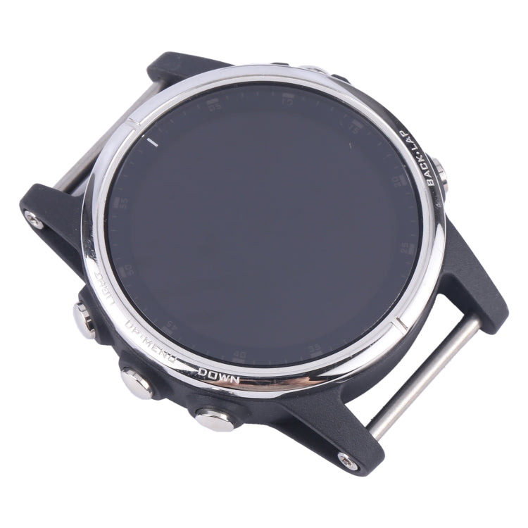 LCD Screen and Digitizer Full Assembly With Frame for Garmin Fenix 5S Plus Sapphire Version(Silver) - For Garmin by PMC TechLife | Online Shopping South Africa | PMC TechLife